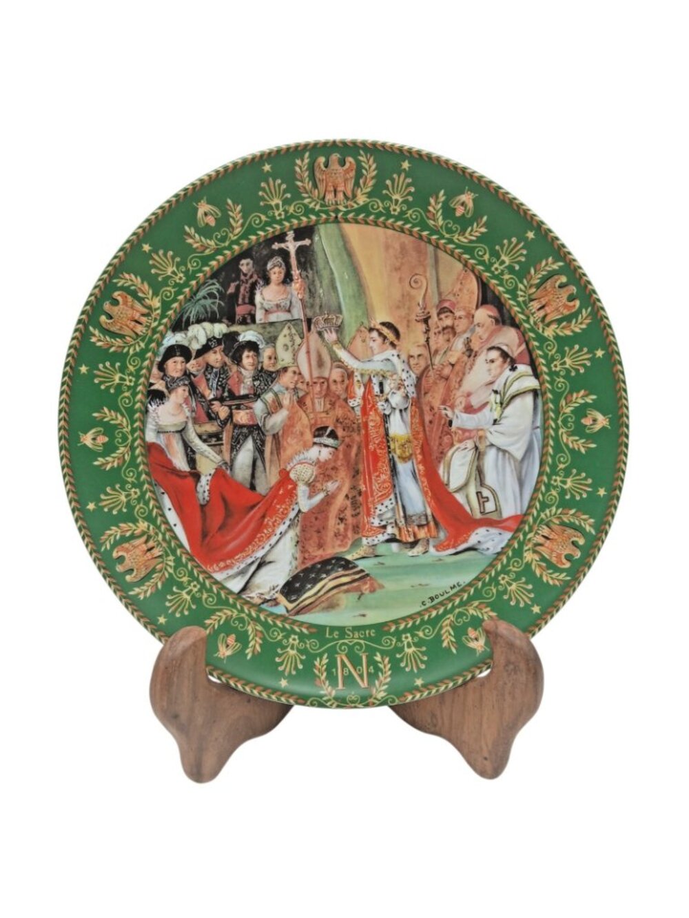 Limoges France Napoleon & Josephine Collector Plates Set 4 Hand Painted 8.25" - Picture 4 of 9